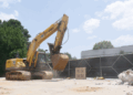 Pine Log Office Building Demolition